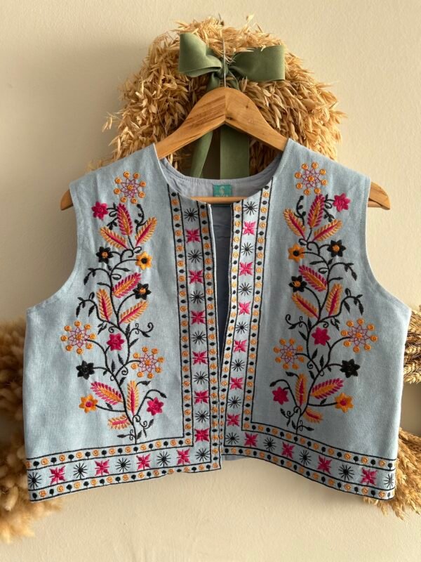 Chaleco Suzani Benarés