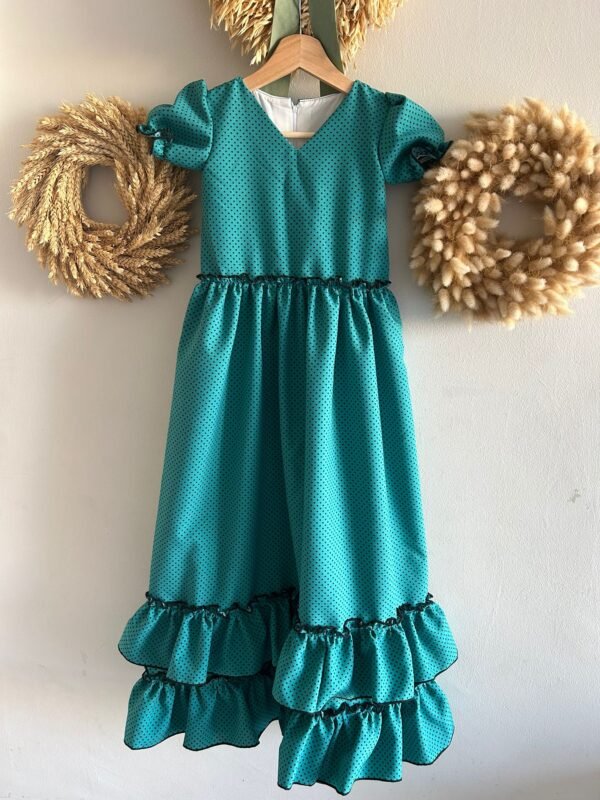 TRAJE DE FLAMENCA VERDE