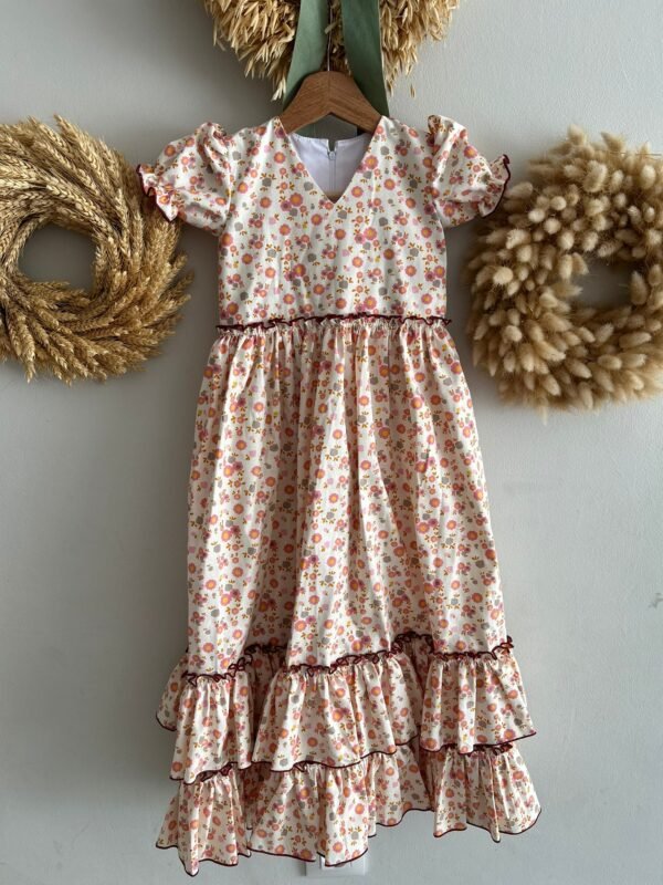 TRAJE DE FLAMENCA FLORECITAS