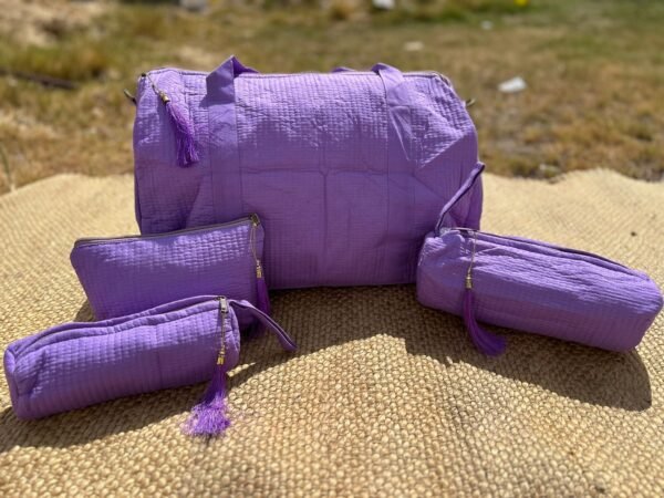 CONJUNTO MALETA MALVA