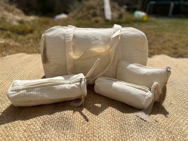 CONJUNTO MALETA BEIGE