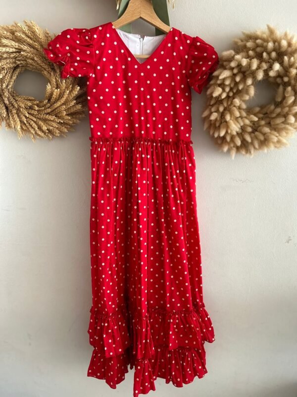 TRAJE DE FLAMENCA ROJO