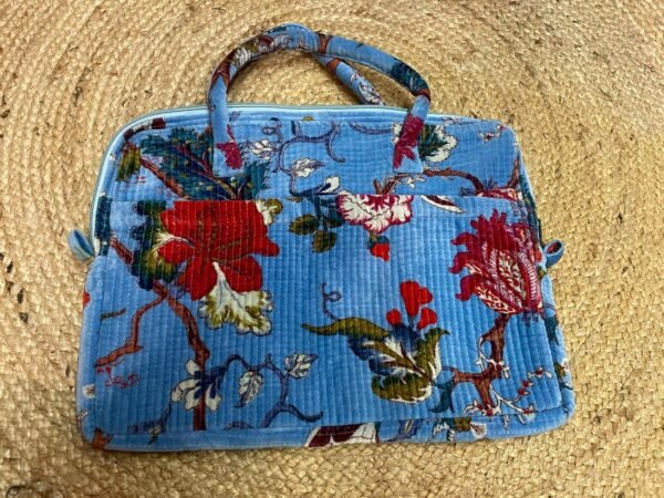 FUNDA TERCIOPELO AZUL CLARO