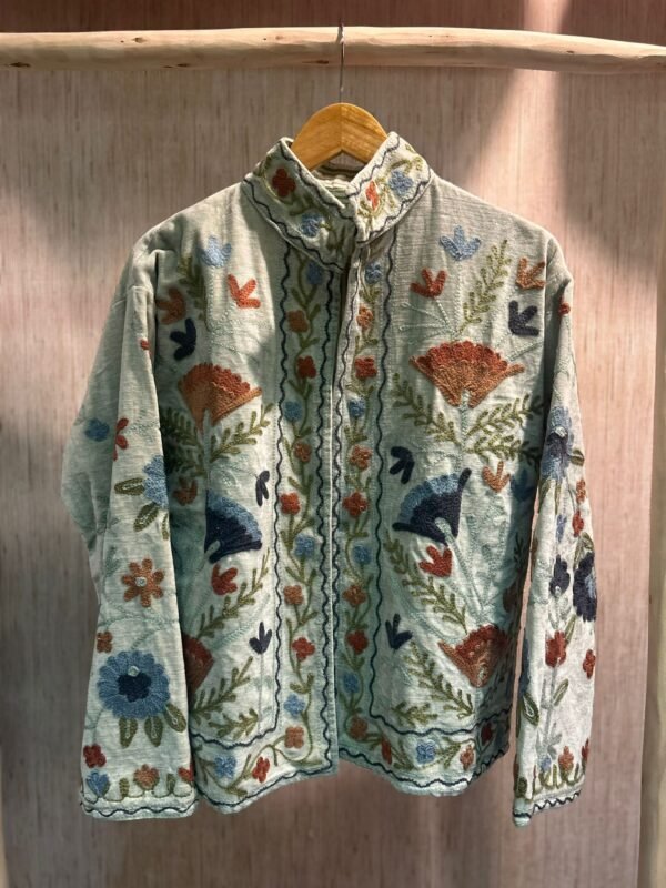 CHAQUETA SUZANI VERDE AGUA