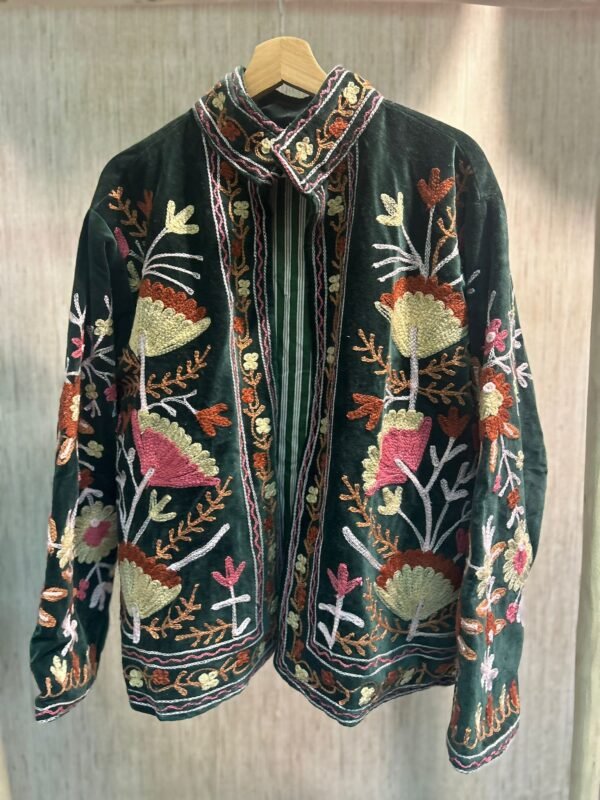 CHAQUETA SUZANI VERDE CACERIA